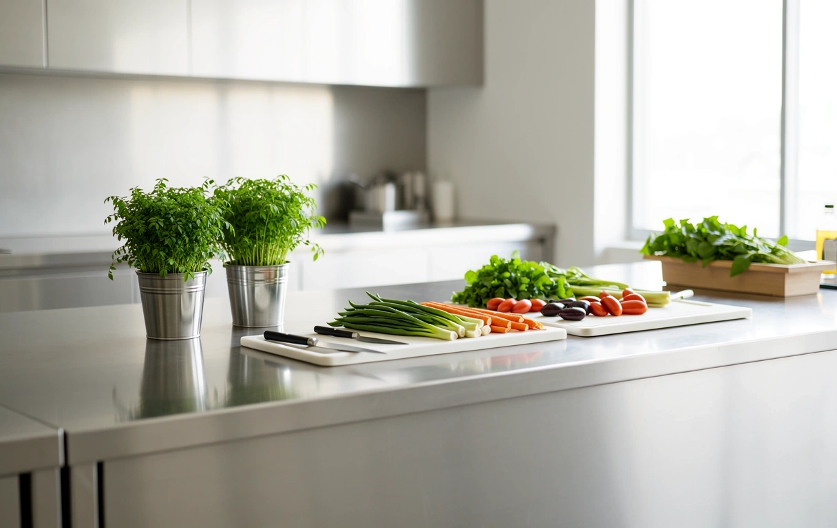 Professional kitchen environment at Kalori Berkah