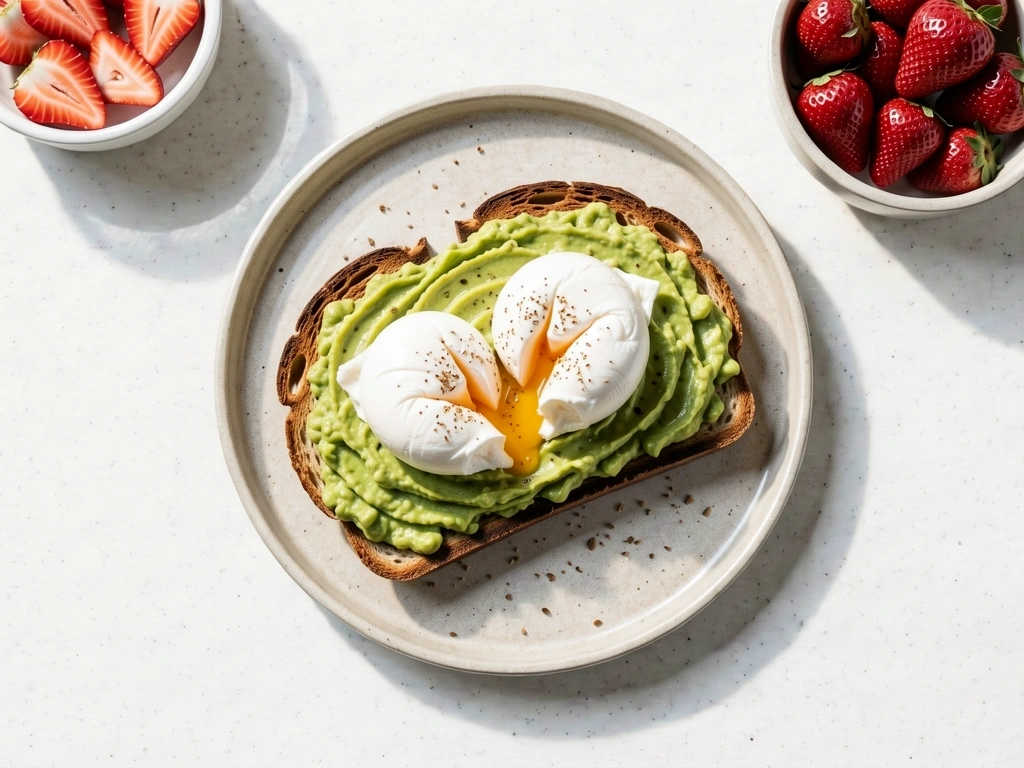 Avocado and Egg Morning Set