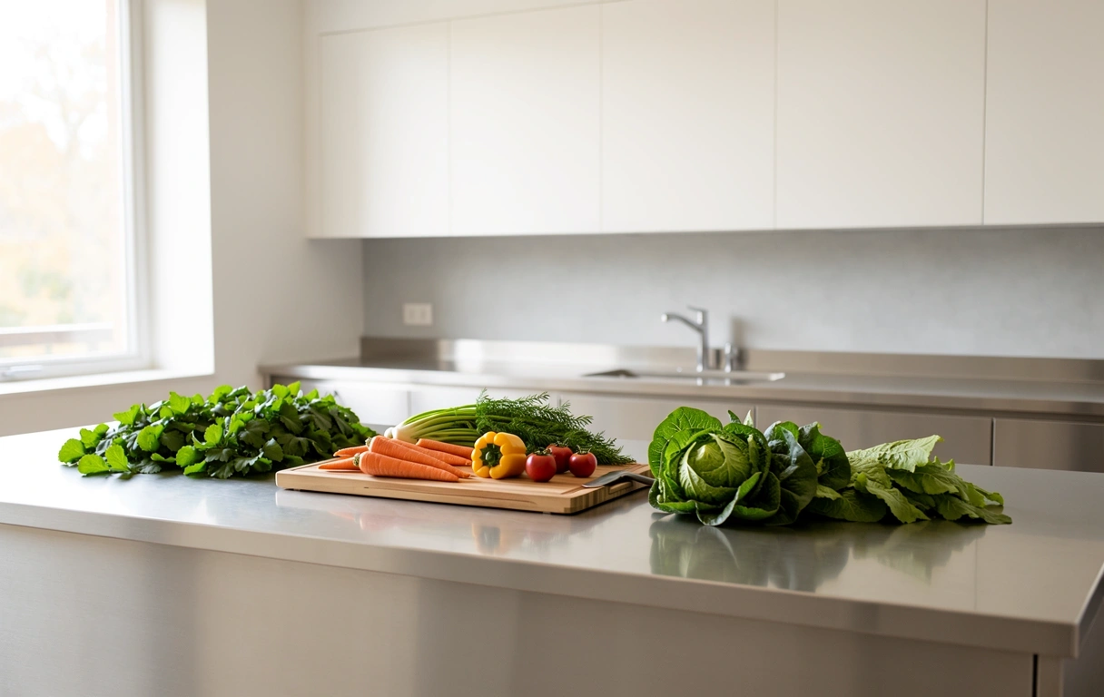 Professional kitchen environment